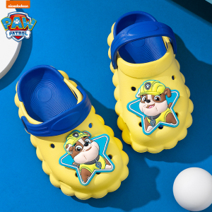 汪汪队儿童凉拖鞋新款夏季男孩洞洞鞋中女童防滑卡通室内外穿凉鞋