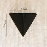 美帮汇黑三角壁挂花器 花盆 墙面装饰杂货花园种植几何设计 三角壁挂花器小号 大