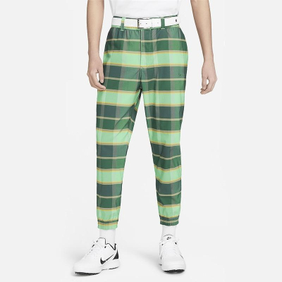 NIKE耐克长裤运动休闲舒适针织格子修身男裤DX9184-363 D