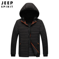 JEEPspirit吉普冬季男士休闲排骨棉衣加厚保暖棉服男装外套