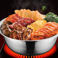 瓦图 不锈钢盆 洗菜盆 面盆 55CM 1个装