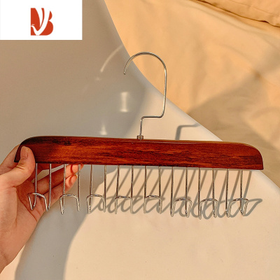 三维工匠木质衣架内衣吊带专用收纳器多挂钩家用挂衣宿舍好物学生用