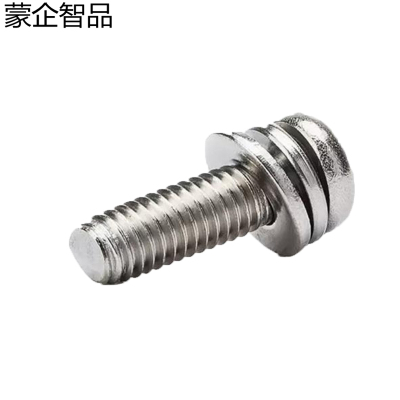 蒙企智品 304不锈钢三组合螺丝 M4×12MM 个
