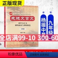 杨振中 走进文言文 九年级/初中三年级 [正版]新版 走进文言文 九年级 初中文言文 课外阅读与训练精选 9年级九年级初