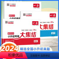 语文+数学+英语[3本套] 小学升初中 [正版]2024新版一本小学毕业升学考卷大集结语文数学英语毕业升学真卷精编小升初