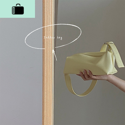 百搭软皮腋下包女2020新款简约大容量法棍包手提包单肩时尚大包潮NEW LAKE女士单肩包