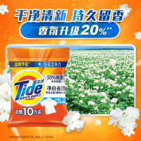 汰渍(Tide) 净白 去渍洗衣粉10斤装 大袋批发非皂粉持久留香深层去污家庭装
