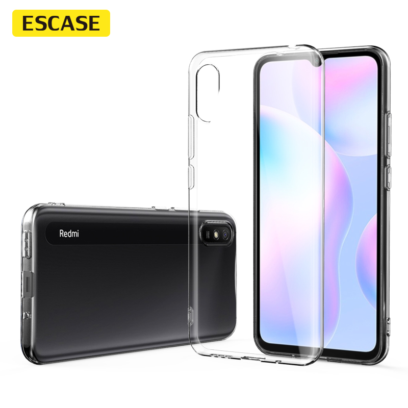 escase 红米9a手机壳小米redmi9a保护套tpu全包非气囊防摔壳男女通用