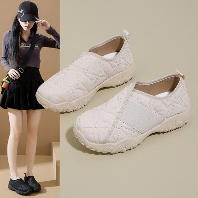 小白鞋子女秋季新款韩版ins学生休闲套脚百搭女鞋街拍XQ-K19
