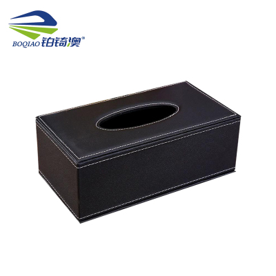 铂锜澳 皮革纸巾盒/18*11.7*7.1cm/个