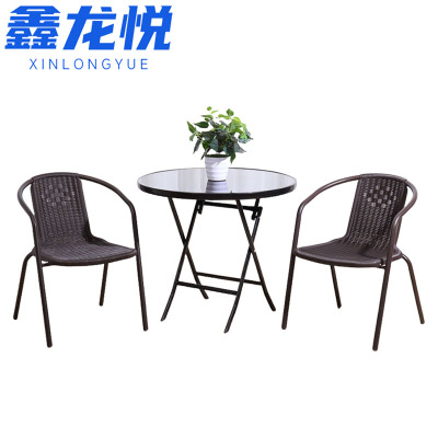 鑫龙悦庭院桌椅 1桌2椅 套