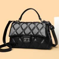 高级质感大容量包包女夏季新款时尚菱格链条包通勤单肩斜挎包