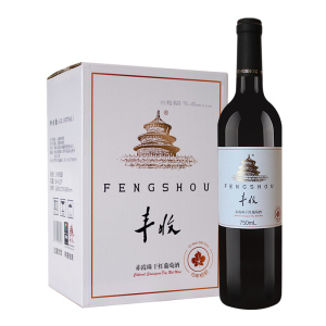 丰收赤霞珠干红葡萄酒750ml*6整箱装 15年树龄