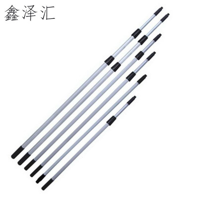 长柄玻璃刮水器伸缩杆加长玻璃擦清洁玻璃工具铝合金硅胶地刮 1.2m