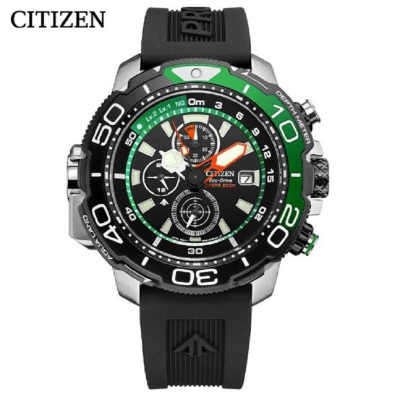 新品国行西铁城CITIZEN手表PROMASTER系列光动能PU橡胶带时尚运动休闲男表BJ2168-01E