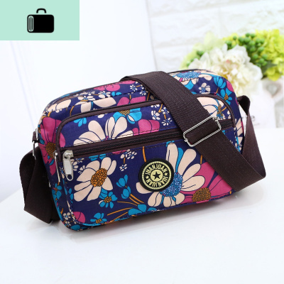 新款女士斜跨包潮帆布单肩斜挎女包尼龙牛津布包中老年休闲小包包NEWLAKE女手包