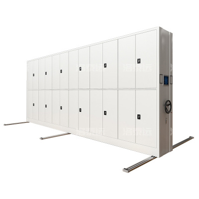 洛泰远 LTY3110822智能密集架移动式档案柜钢制轨道智能密集柜 一列6组5500*560*2360