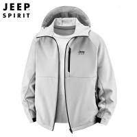 JEEPspirit夹克男士连帽时尚户外休闲运动外套男新款简约百搭8311