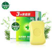 Dettol滴露健康香皂松木115克*3块装深层清洁温和滋润皮肤抑菌99%
