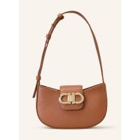 Ferragamo精致小号真皮链条斜挎包折叠手拿包多功能单肩包