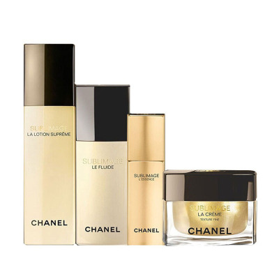 香奈儿(CHANEL)奢华精粹女士面部护肤套装礼盒细腻紧致肌肤（水+精华+乳液+面霜）