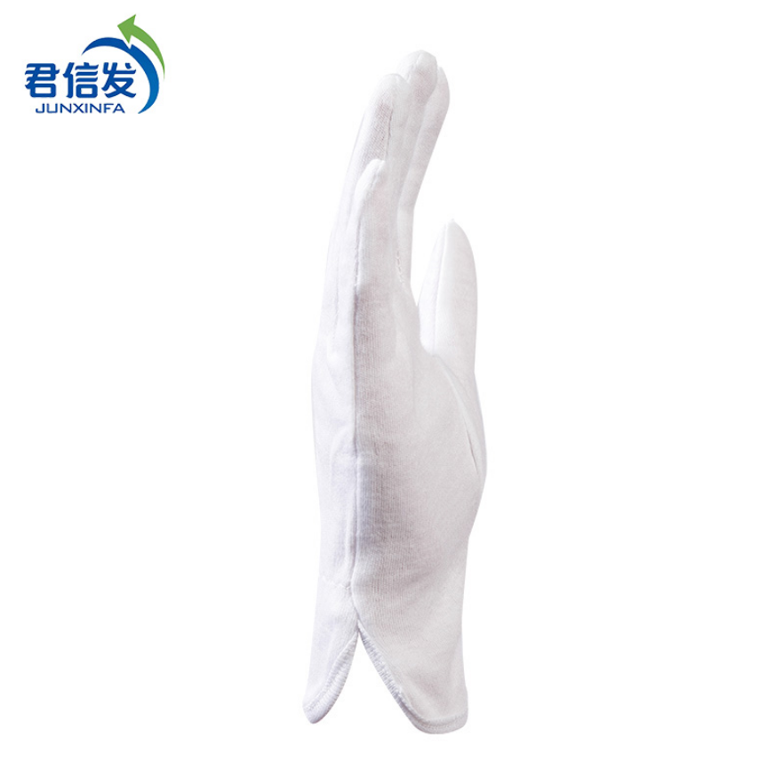 君信发 汗布手套 纯棉布 五指 付
