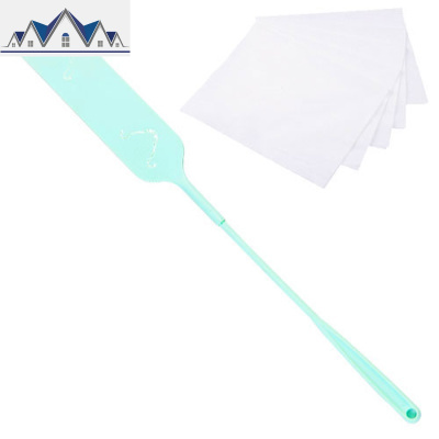 加长手柄缝隙扫把扁平扫帚除尘缝隙刷床底沙发死角粘头发的清洁刷 三维工匠