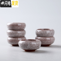 三维工匠青瓷茶具 手工茶杯 浮杯品茗杯 手绘功夫茶具茶杯 多色可选 冰裂茶杯6个装-钻石白