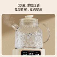 志高(CHIGO)BG-02全玻璃养生壶1L花茶壶保温一体全自动恒温电热水壶围炉煮茶0胶水可炖煮