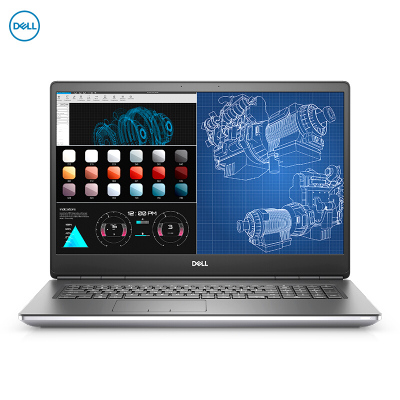 戴尔DELLPrecision7750十代I9-10885H/64G/1TB+1TB+1TB性能安全/RTX500016GVR图形卡