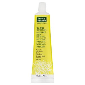 Thursday Plantation 星期四农庄 茶树牙膏 110g 1支装 清新口气天然无氟不含氟化物 澳洲进口