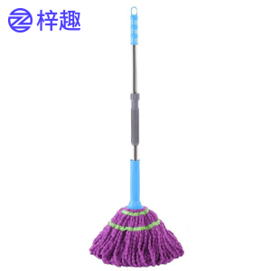 梓趣 免手洗拖把 紫 个