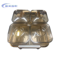 酷美智悦 果盘金色23*10*23.5cm KM-XS511 个