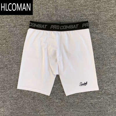 HLCOMANSLAMBALL篮球高弹加绒打底裤男五分内裤健身压缩跑步七分训练紧身