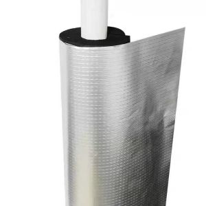 中锦科技 阻燃保温管 铝箔自粘橡塑保温管 内径89mm*厚度15mm 米