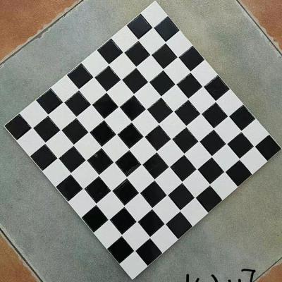 仿马赛克瓷砖 黑白小方块瓷砖 花砖 厨房卫生间地砖 背景墙砖艺术壹德壹 默认颜色 300*300