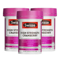 3瓶装 | Swisse蔓越莓精华胶囊25000mg 30粒/瓶装 呵护女士健康 多种版本随机发