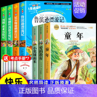 [全7册]六年级上下册全套书籍 [正版]全套7册 童年爱的教育和小英雄雨来六年级上册必读课外书鲁滨逊漂流记尼尔斯骑鹅旅行