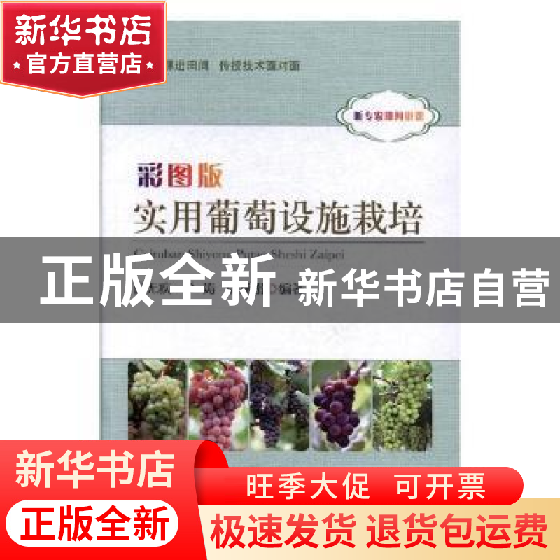 正版 彩图版实用葡萄设施栽培 晁无疾,单涛,张燕娟 著 中国农业