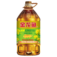 金龙鱼特香低芥酸菜籽油5L非转压榨 食用油炒菜烹饪煎炸家庭装桶装