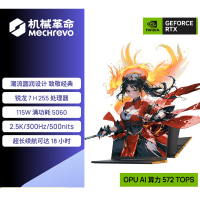 机械革命(MECHREVO)翼龙16X 2025款 16英寸旗舰游戏本 强芯学生设计笔记本电脑 定制 锐龙版R7 H 255/RTX5060 64G 2T 2.5K 墨影橙