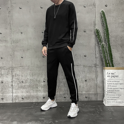 男士外套秋季2020新款潮流宽松帅气衣服春秋搭配运动套装卫衣