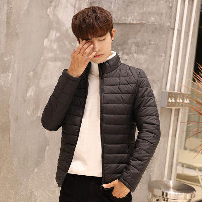 NEWLAKE冬季外套轻薄款棉衣男士韩版修身短款羽绒棉服潮流青少年小棉袄男棉衣