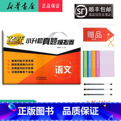 语文 小学六年级 [正版] 2024新版 飞跃 小升初真题模拟试卷 语文 天津