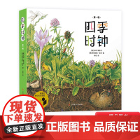 最美的科普第一辑全套6册系列四季时钟草地时钟大地时钟蝴蝶树木花的时钟乌纳雅各布绘本小学生三四年级课外书籍9-12岁耕林童