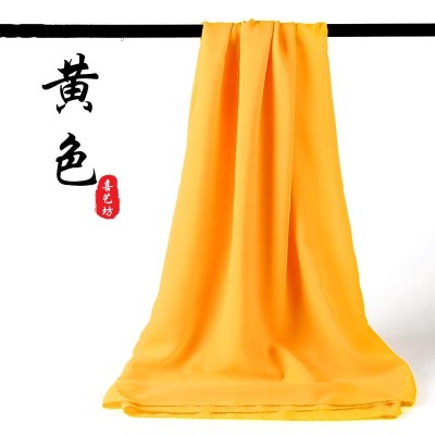 家柏饰(CORATED)雪纺布料面料夏季垂感裙布服装里料里衬纱布裙子内衬布料03号雪纺黄色/1米价