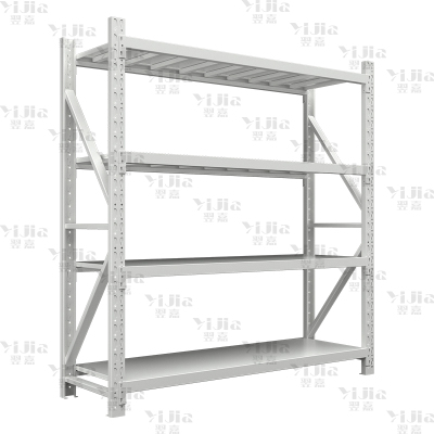 翌嘉 仓储货架库房置物架重型货架灰白色主架2000*600*2000mm/500kg