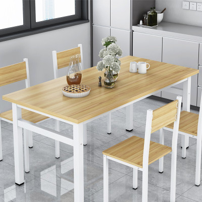 域赢餐桌椅组合简约快餐店餐厅桌椅小户型家用饭桌椅(含椅子)