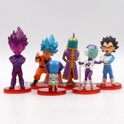 七龙珠手办模型WCF30周年超龙珠英雄孙悟空超级赛亚人龟仙人公仔H款高约6-8厘米
