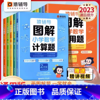 [12本大全套]1-6年级 应用题+计算题 小学四年级 [正版]猿辅导图解小学数学应用题计算题 一二三四五六年级上册下册
